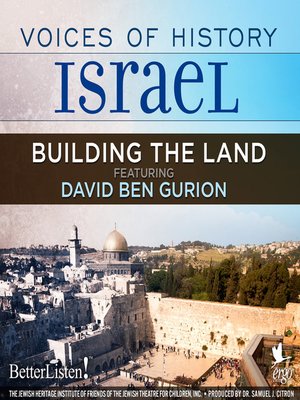 cover image of Voices of History Israel: Building the Land
